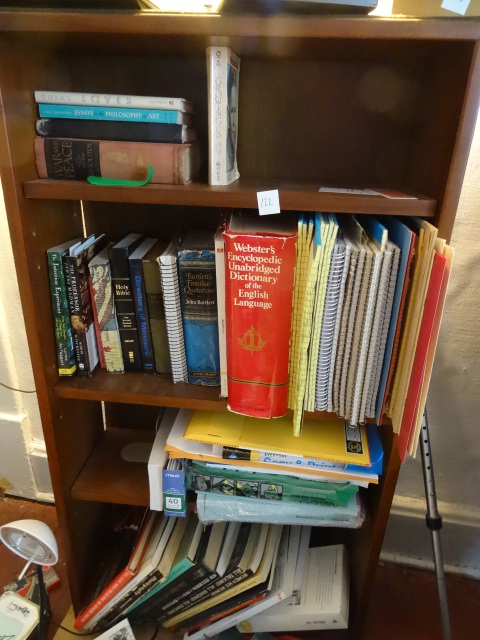 lot 122 image: Book Case with Misc Books