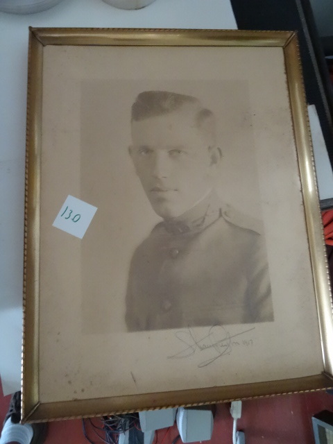 lot 130 image: Antique West Point Graduation Picture