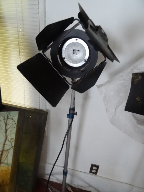 lot 143 image: Movie Set Spot Light with Tripod.