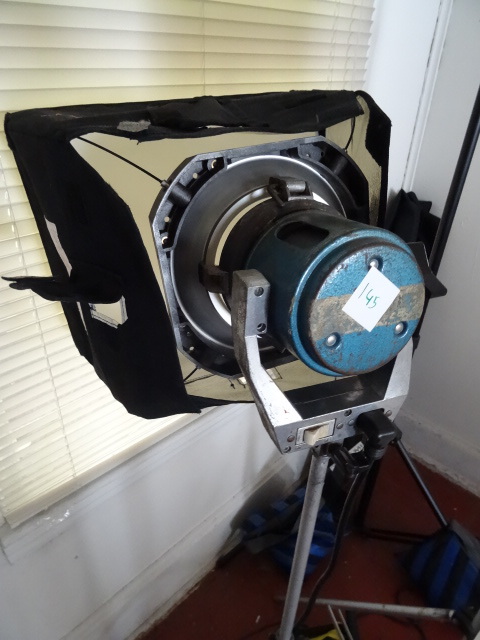 lot 145 image: Movie Set Spot Light with Tripod.