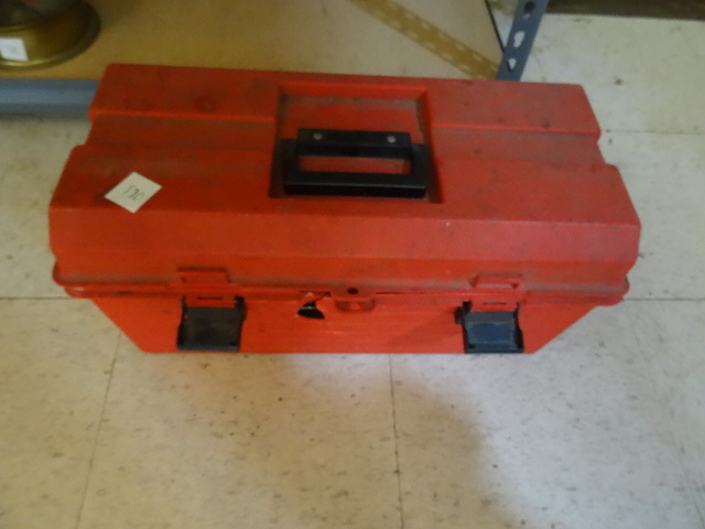 lot 170 image: Tool Box with Tools and Misc