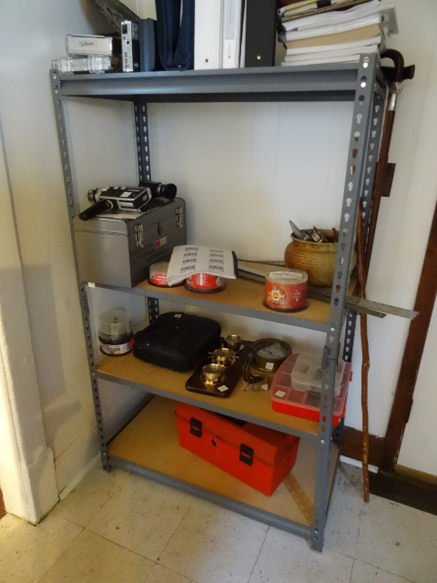 lot 174 image: Slide N Lock Shelving Unit