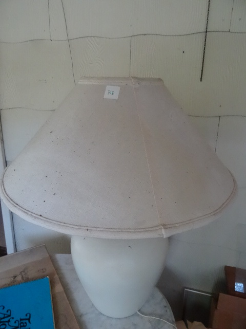 lot 312 image: Table Lamp 27 Tall