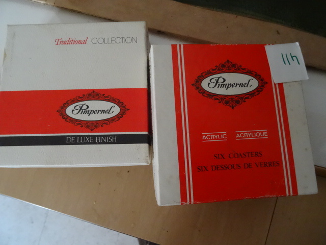 lot 411 image: Vintage Imperial Coasters.