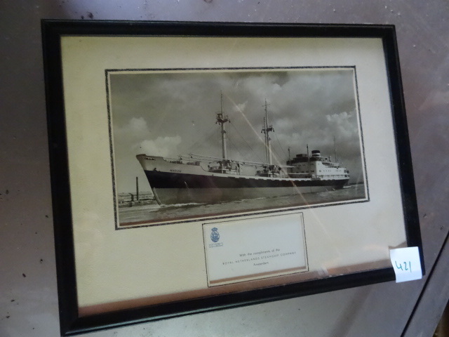 lot 421 image: KNSM Royal Netherlands Steamship