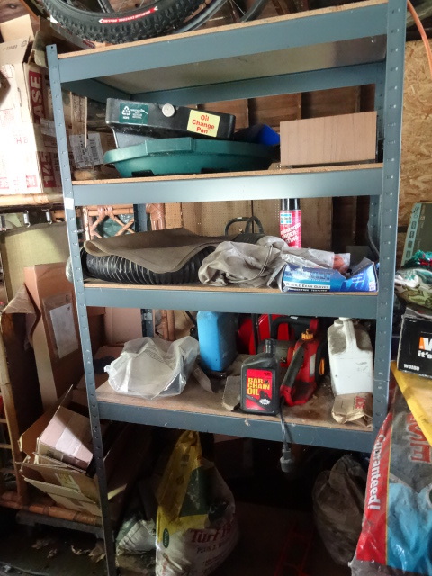 lot 429 image: Metal Shelving Unit 36 X 18 X 72