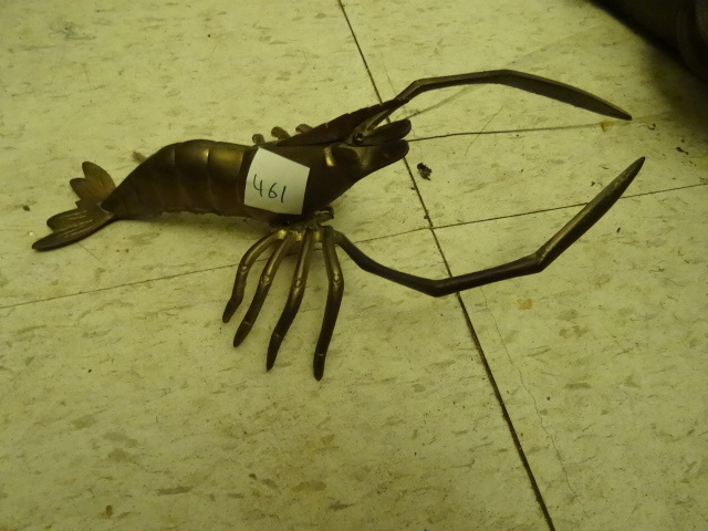lot 461 image: Brass Lobster