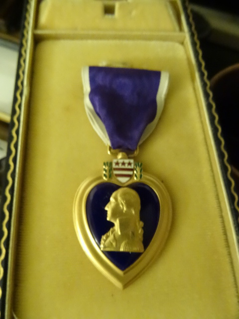 lot 503 image: Purple Heart From William E Baker