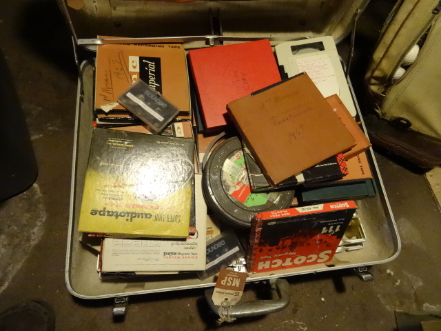 lot 546 image: Suitcase Full of Misc Vintage Movie Reels