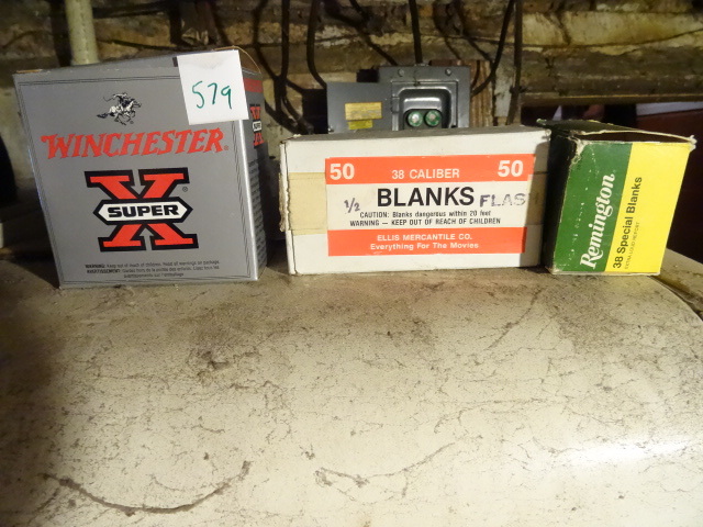 lot 579 image: Gun Blanks 38 Caliber and 12 Gage