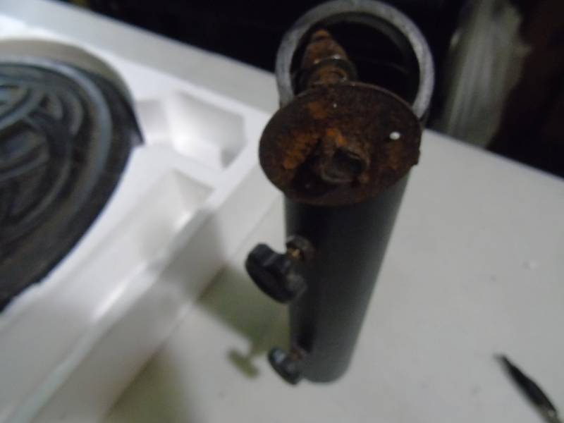 Bronze Patio Umbrella Base, Celtic Knot