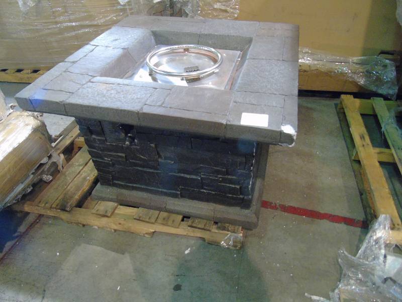 Capitol Peak 24 Faux Stone Propane Fire Pit Table