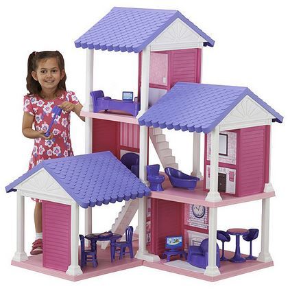 American Plastic Toys Fashion Doll Dollhouse