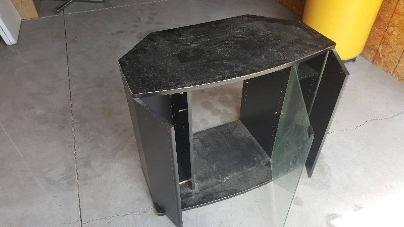 Black entertainment center