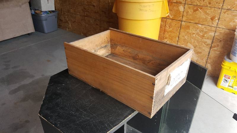 vintage wooden box