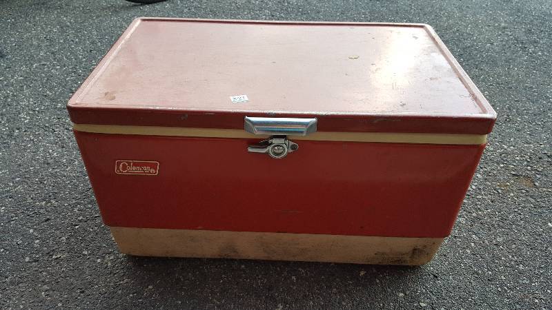 vintage Coleman cooler