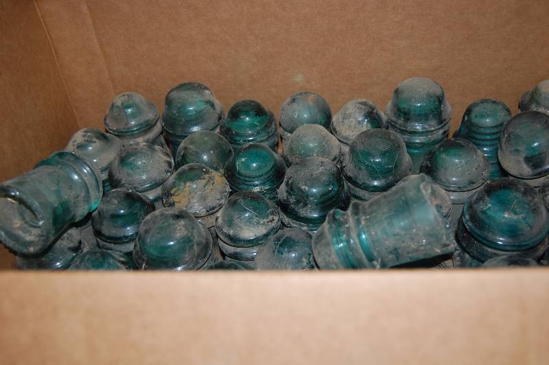 Box of Glass Insulators