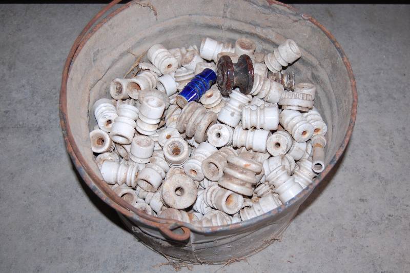 Bucket of Small Insulators