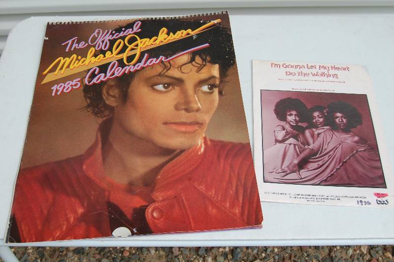 1985 Michael Jackson Wall Calendar