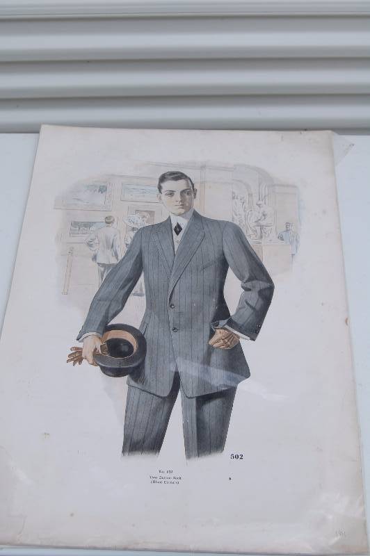 Old Ads with Cloth Patches