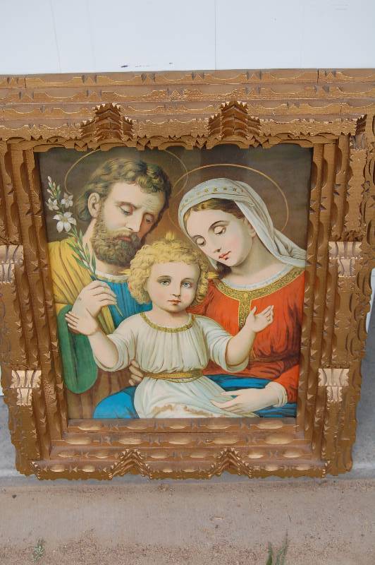 Antique Picture with Unique Frame