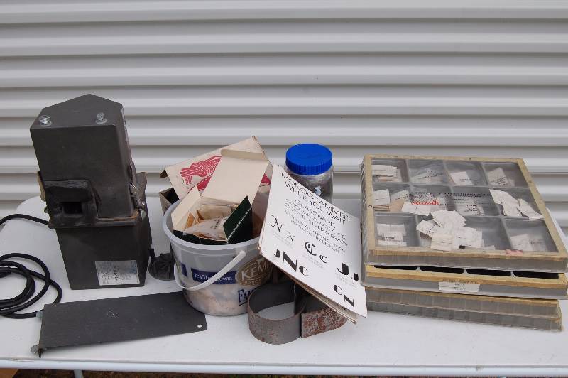 Monogram Etching Machine and Accessories