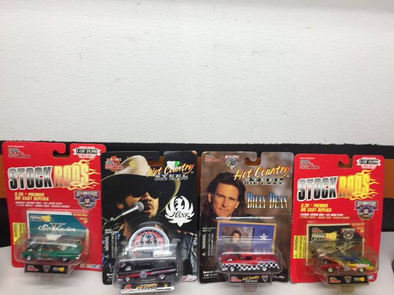 lot 3 image: DIECAST NASCARS, STOCK CAR LEGENDS, HOT RODS, HOT WHEELS MUSCLE CARS