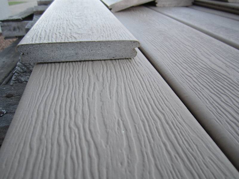 Lot of composite decking, most plan...