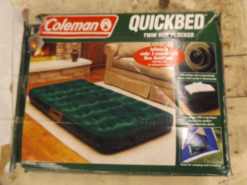 lot 116 image: Coleman Twin Size Air Mattress