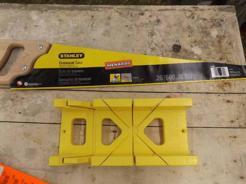 lot 135 image: Stanley Cross Cut Saw and Mitre Box