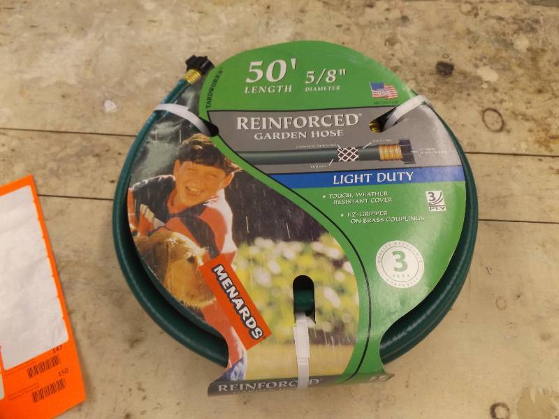lot 147 image: 50 Light Duty Garden Hose, new