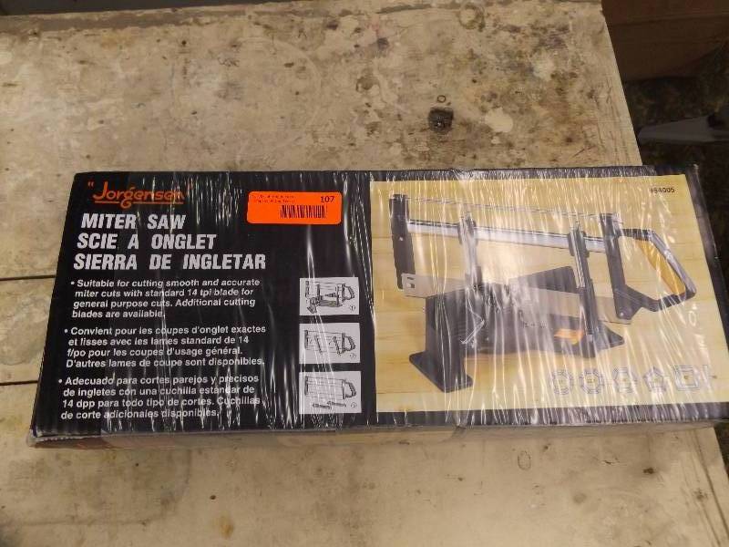lot 107 image: Jorgenson Miter Saw