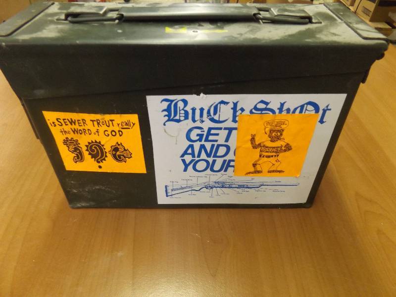 lot 438 image: Ammo Box of Misc hardware