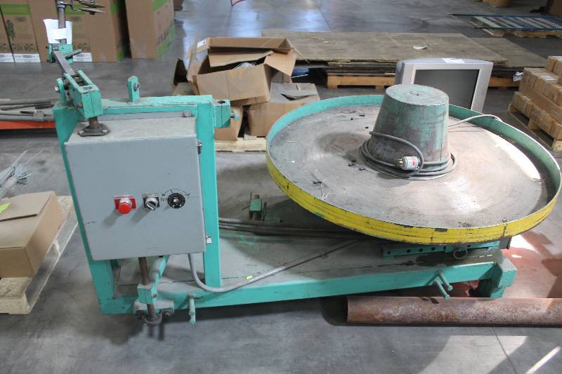 Coil Wire Spool Turntable Hugo Industrial Equipment Surplus Sale KBID
