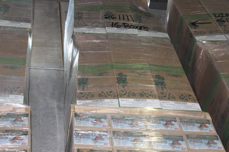 lot 26 image: Half Pallet Lot of Boxes of 44 Diamond Cage