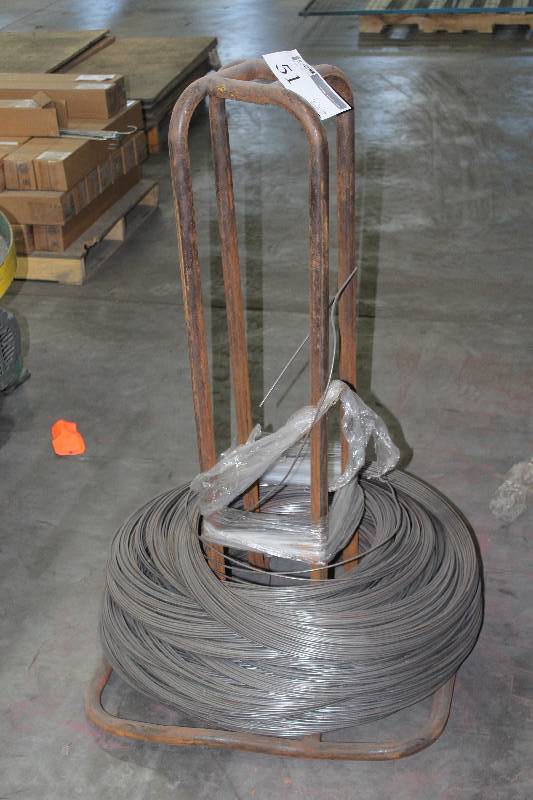 lot 51 image: Reel of Coiled Wire