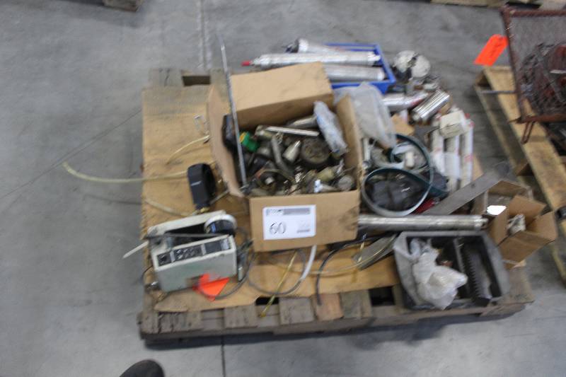lot 60 image: Pallet Lot Including Bimba Cylinders, M-1000 Controller, Miscellaneous Parts