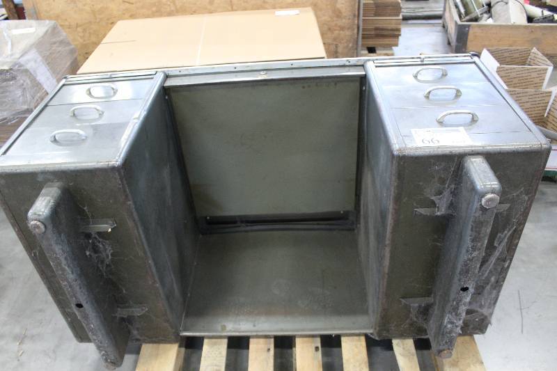 lot 66 image: Art Metal 7-Drawer Metal Office Desk