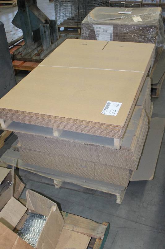 lot 72 image: Pallet Lot of ULine Box Flats