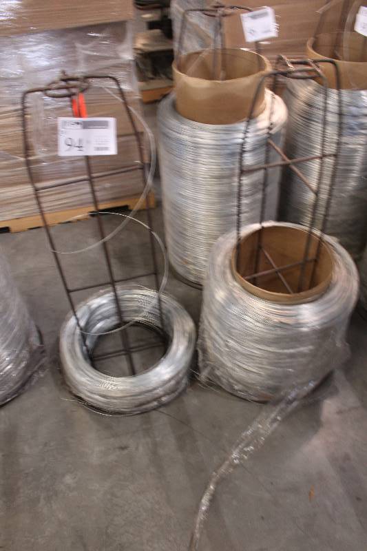 lot 94 image: Lot of (2) Partial Spool of Mechanics Wire