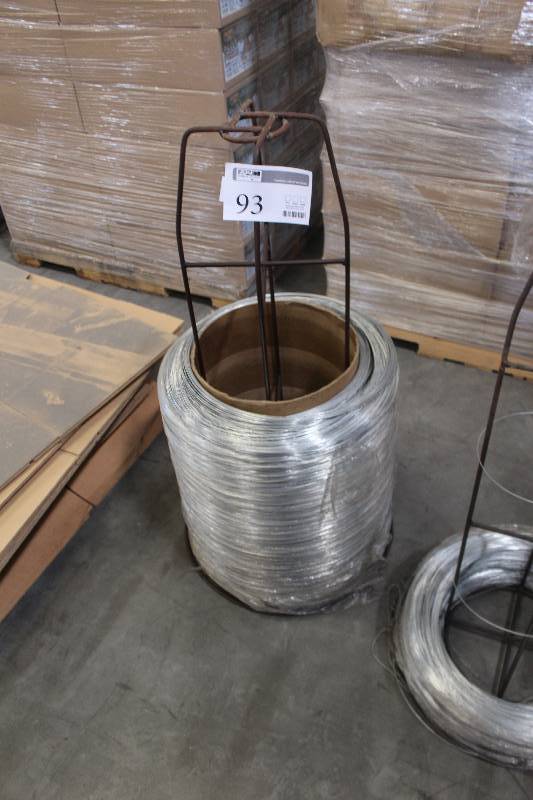 lot 93 image: Partial Spool of Mechanics Wire