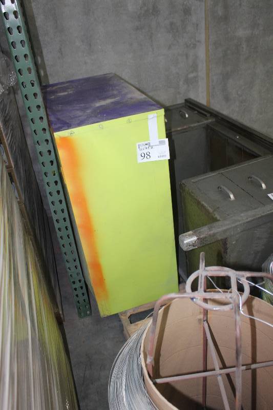lot 98 image: Metal Bookcase