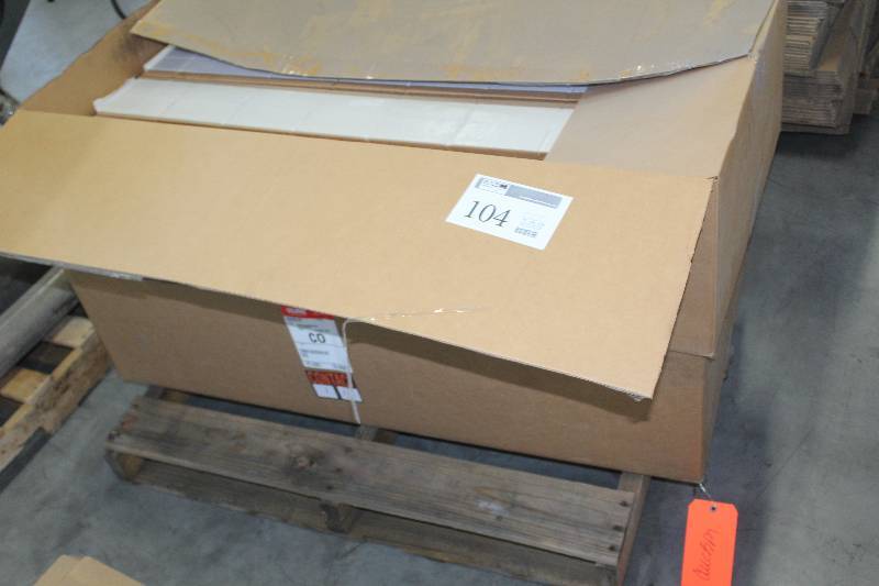 lot 104 image: Pallet Lot of ULIne Box Flats 48 Pallet Runner S-7911