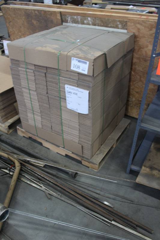 lot 108 image: Pallet Lot of Box Flats
