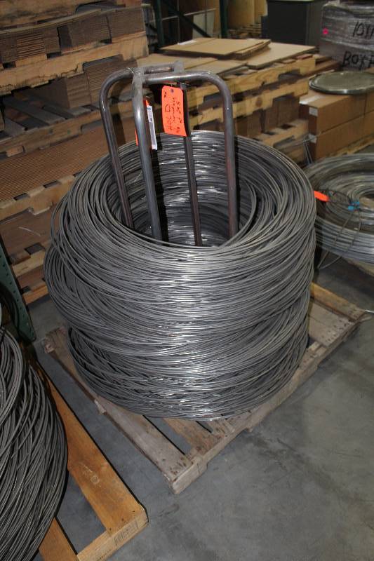 lot 122 image: Spool of Coiled Wire