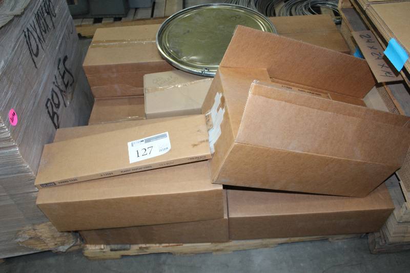 lot 127 image: Lot of ULine Hang Tabs Plastic Display Strips S-12559