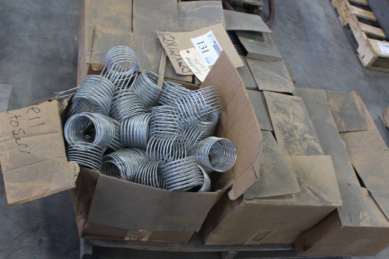 lot 131 image: Pallet Lot of Boxes of Spring Coils