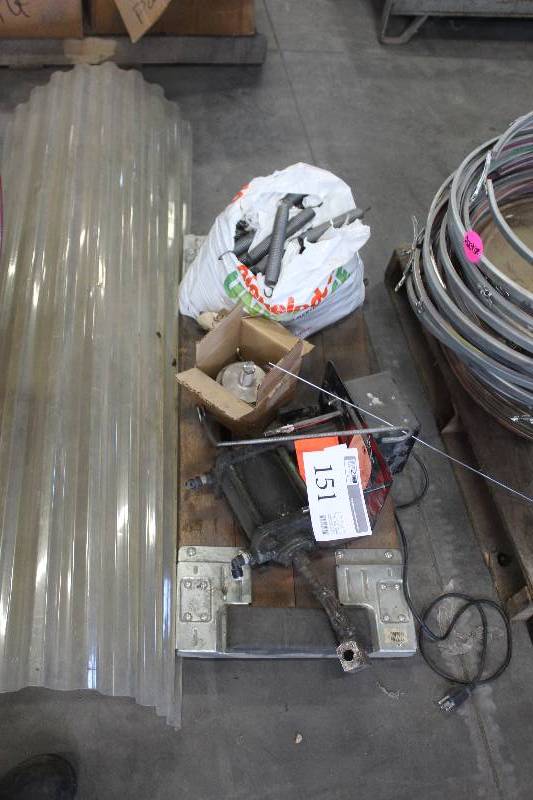 lot 151 image: Pallet Lot Including Hydrostatic Coupler, Bag of Heavy Duty Springs, And More