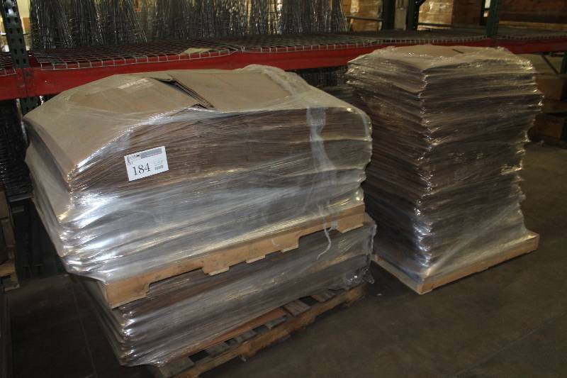lot 184 image: Lot of (2) Pallet Lot of ULine Box Flats 18x16x10 S-4184