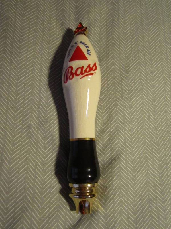 Bass and co pale ale beer tap...